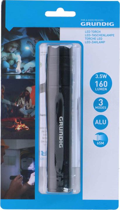 Produktbild Grundig Torch LED 3,5W 160 Lumen (15.50 cm, 160 lm)