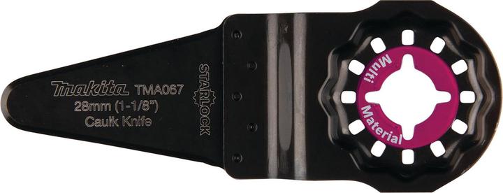 Produktbild Makita B-65006 MULTITOOL Spitzaufsatz (für Fensterspachtel, Silikonschneiden) TMA067 HCS, STARLOCK, Dämmst
