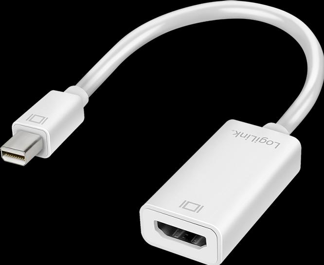 Actual product image LogiLink Mini DisplayPort to HDMI (HDMI, 15 cm)