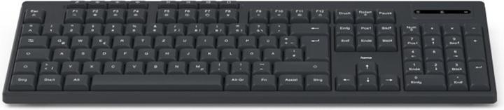 Image du produit Hama Clavier sans fil WK-200 Batterie 8 touches média Noir QWERTZ (DE, Sans fil)