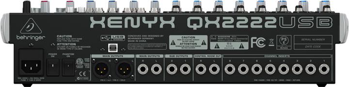 Actual product image Behringer Xenyx Qx2222usb (Studio- and Livemixer)