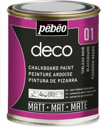 Actual product image Pebeo Deco Chalkboard Blackboard (Deco blackboard paint blackboard, 250 ml)