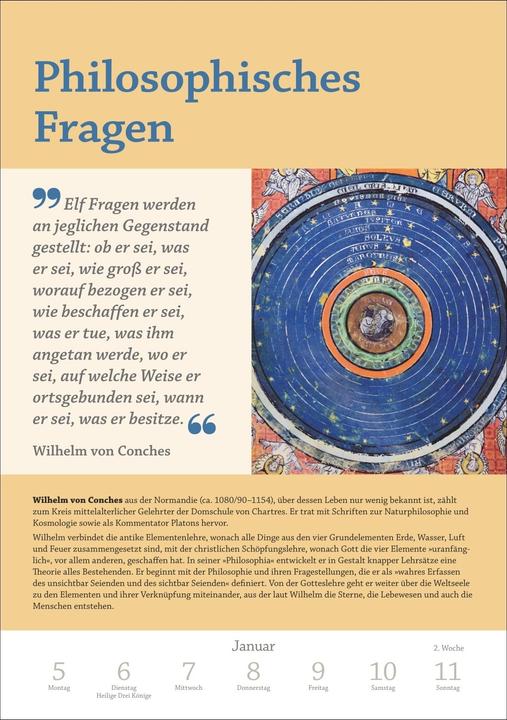Produktbild Harenberg DIE ZEIT Philosophie Wochen-Kulturkalender 2026 - 53 Denkanstösse für 2026 (Deutsch)