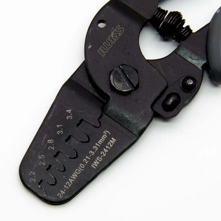 Actual product image Iwiss Crimping Pliers 2412M 0.2-3.3mm²