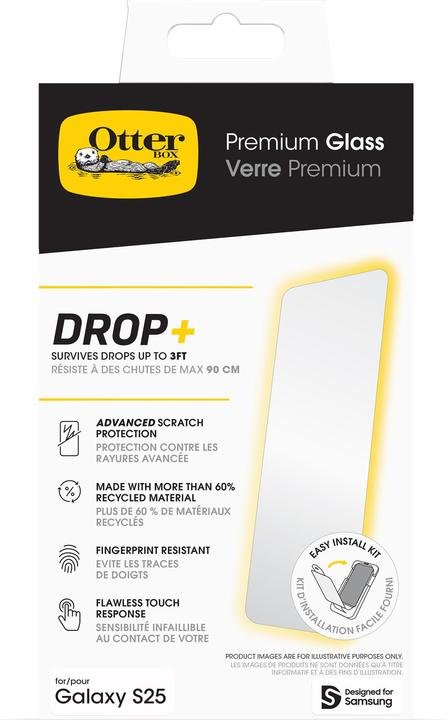 Image du produit OtterBox Premium Glass (1 pièce(s), Samsung Galaxy S25)