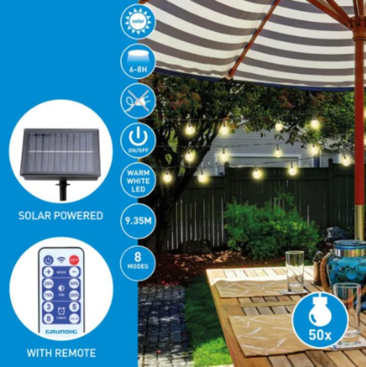 Image du produit Grundig Cordon lumineux solaire (9.35 m)