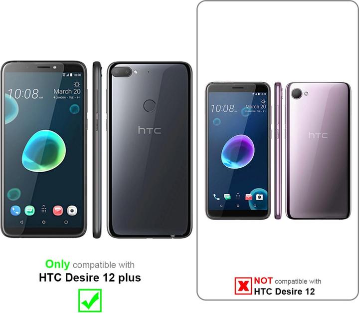 Actual product image Cadorabo display protection glass (1 Piece, HTC Desire 12+)