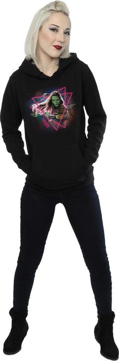 Actual product image Womens/Ladies Guardians Of The Galaxy Neon Gamora Hoodie (L)