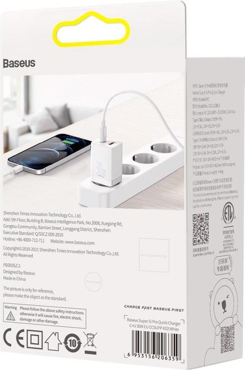 Productafbeelding Baseus Super Si Pro Snellader (30 W)