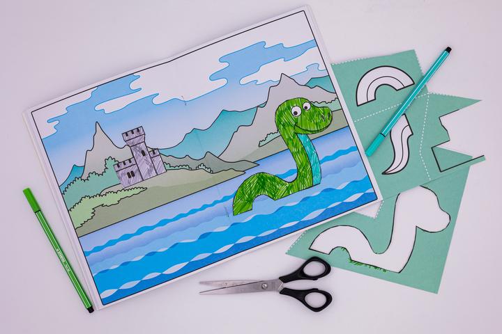 Immagine prodotto Wir basteln! - Malen, Ausschneiden, Kleben - Drachen (Tedesco, Creativo Loewe, Norbert Pautner, 2022)