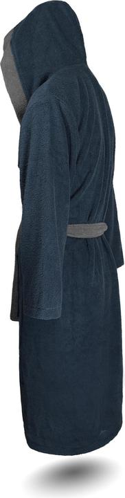 Image du produit Normani Peignoir de bain en coton éponge pour femme, bicolore - OEKO-TEX® 100 - 8783 (L)