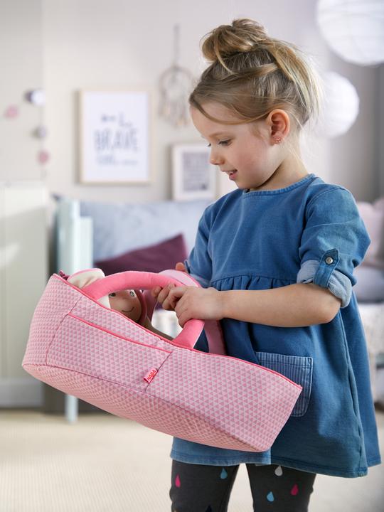 Actual product image Haba Doll carrier bag pink