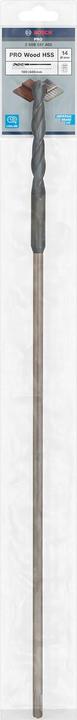 Immagine prodotto Bosch Professional Zubehör Punta per installazione PRO Wood HSS, 14 x 100 x 600 mm (14 mm)