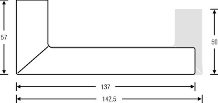 Productafbeelding FSB Krukgat deel 10 1076 Roestvrij staal fijn mat DIN links / rechts (Deurset)