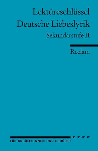 Produktbild Deutsche Liebeslyrik (Deutsch, 2008)