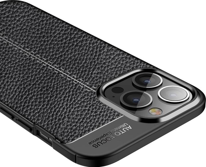 Produktbild Screenguard Apple iPhone 15 Pro Hülle Leather Design TPU Cover (Apple iPhone 15 Pro)