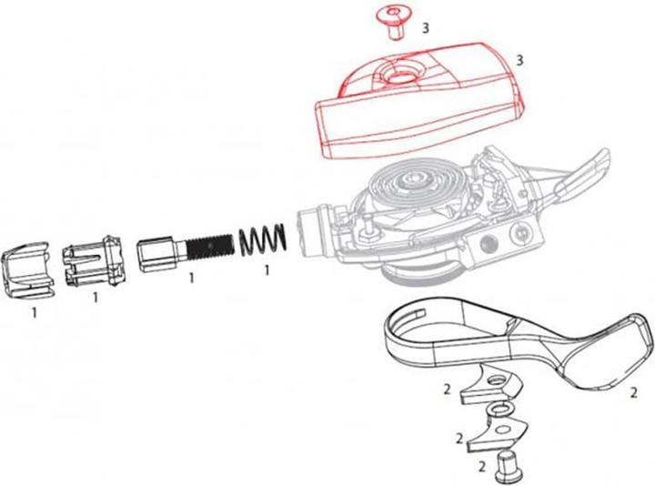 Sram XX1 (E-Bike Schalthebel)