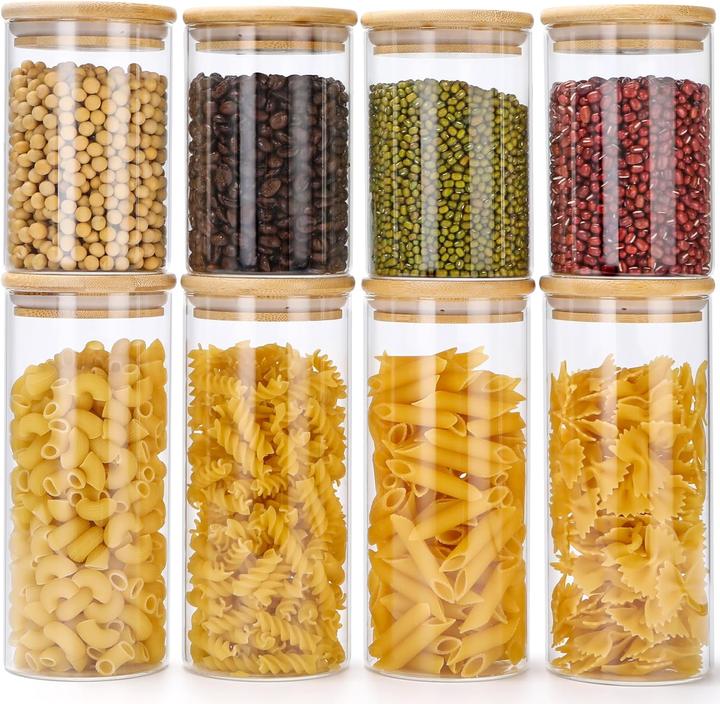 Actual product image Lannvan 8-teiliges Vorratsgläser-Set (0.90 l)