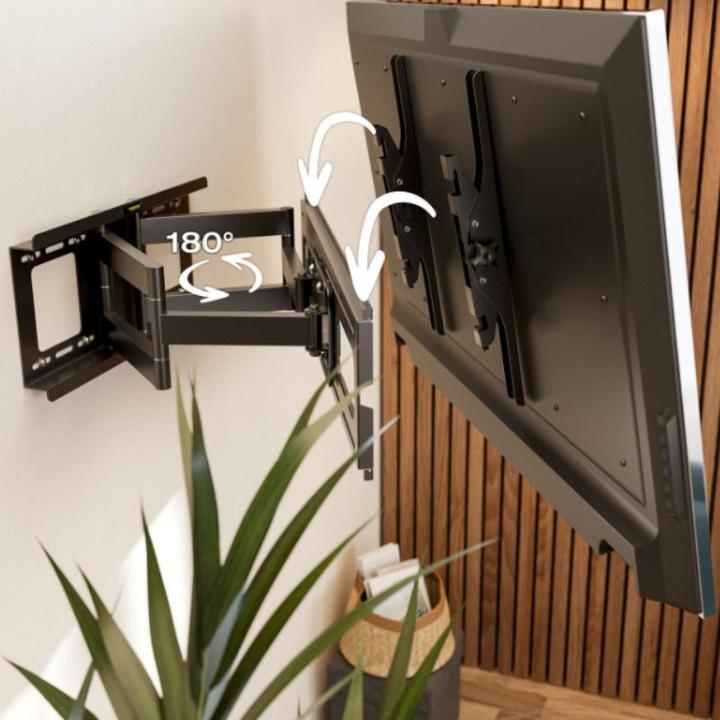 Immagine prodotto Hermex Supporto a parete per TV universale (Muro, 85", 60 kg)