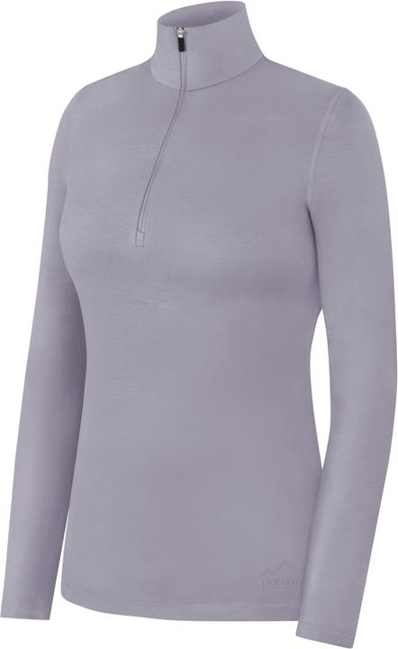 Actual product image Normani Damen Merino Langarm mit 1/4 Zipper „Launceston“ - 9669 (M)