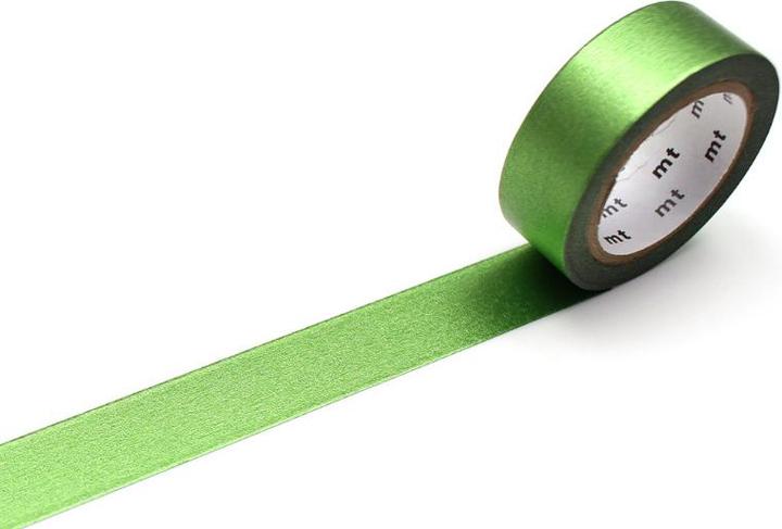 Produktbild MT Klebeband Washi Masking Tape Basic Hohe Helligkeit Gelbgrün 15mmx7m (15 mm)