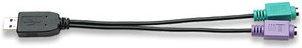 Actual product image Manhattan USB to PS/2 adapter cable