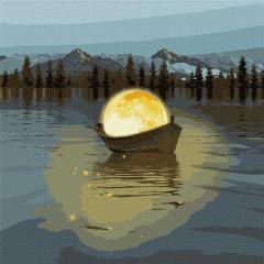 Immagine prodotto Ideyka Malen nach Zahlen - Mondboot