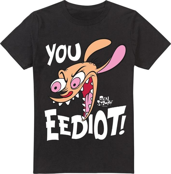 Image du produit Ren & Stimpy - T-shirt YOU EEDIOT! - Homme (XXL)