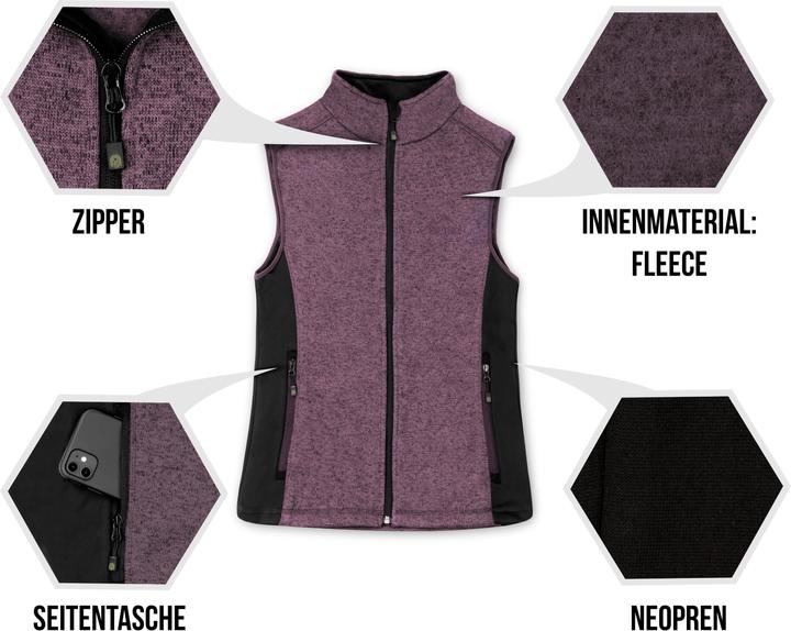 Produktbild Normani Damen Strickweste „Kashechewan“ - 8831 (XXL)