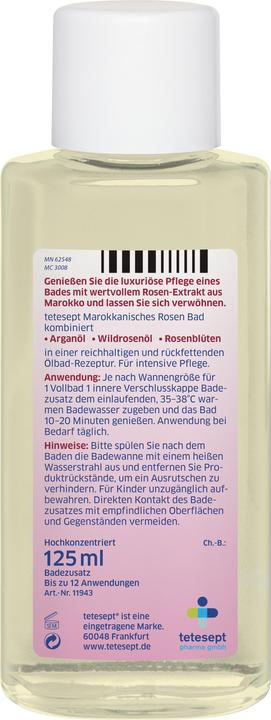 Produktbild Tetesept Medizinalbad Bäder der Welt Marokkanisches Rosen 125 ml (125 ml, Badeperlen)