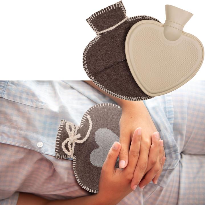 Actual product image Out of the blue Heart-shaped hot water bottle