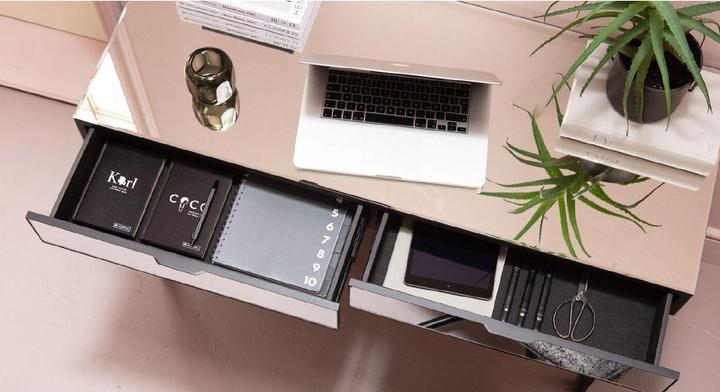 Image du produit Kare Design Bureau Soran Noir 120x50cm (120 x 50 x 77 cm)