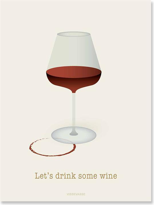 Actual product image Vissevasse Let's drink some wine (1 pcs.)