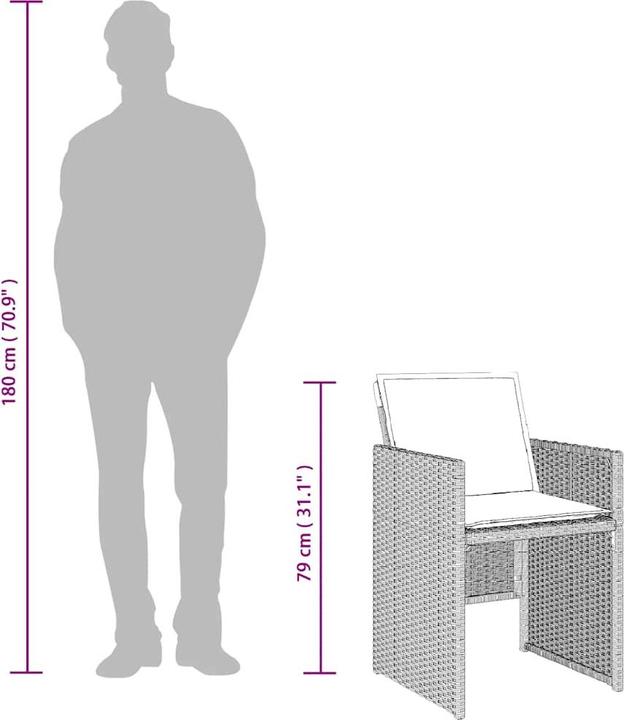 Actual product image VidaXL Lil (106 cm)