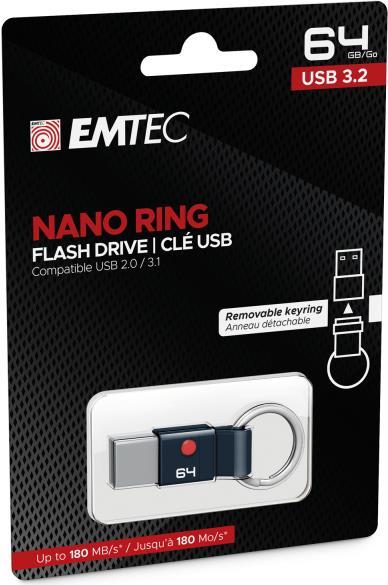 Produktbild Emtec USB3.2 T100 64GB (64 GB, USB 3.0)