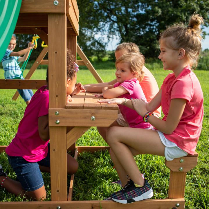 Immagine prodotto Backyard Discovery Torre di gioco Belmont con altalene e scivolo