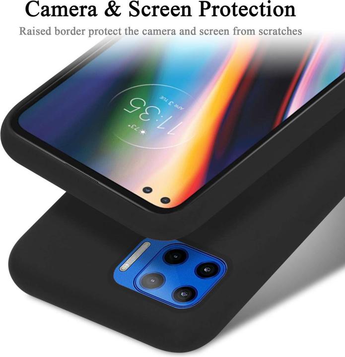 Actual product image Cadorabo Bumper Case for Motorola MOTO G 5G PLUS TPU Liquid Silicone Cover for Motorola MOTO G 5G PLUS (Motorola Moto G 5G Plus)