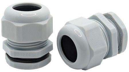 Tecline Kabelverschraubungen metrisch, IP68, grau, M32 x 1,5 VPE: 10 Stück