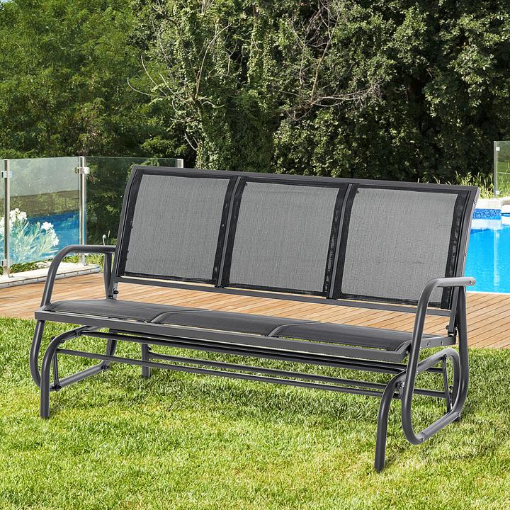 Produktbild Outsunny Schaukelbank 3-Sitzer