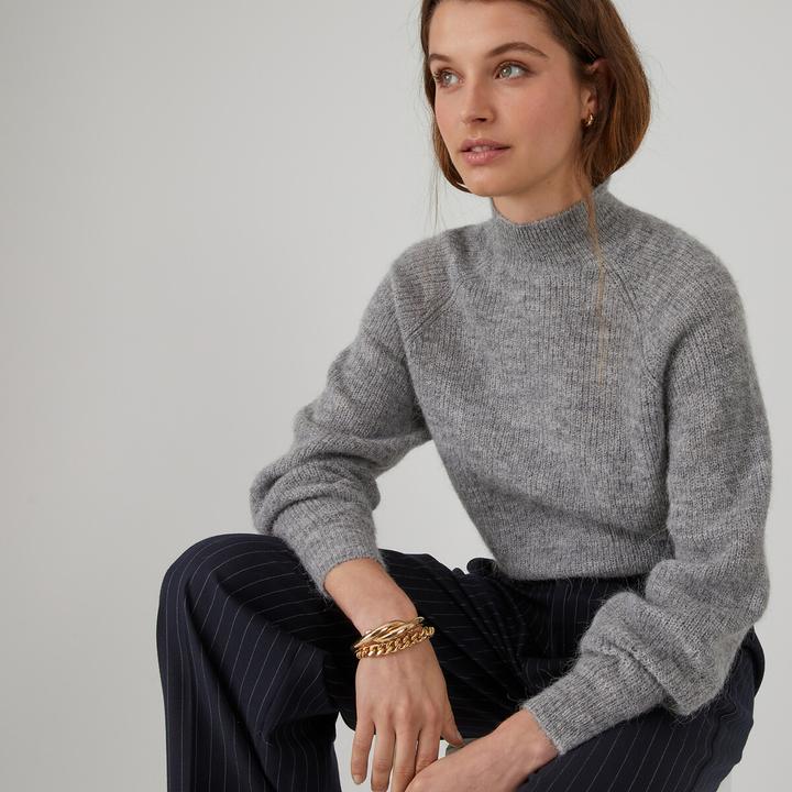 Produktbild La Redoute Collections Pullover mit Stehkragen (XS)