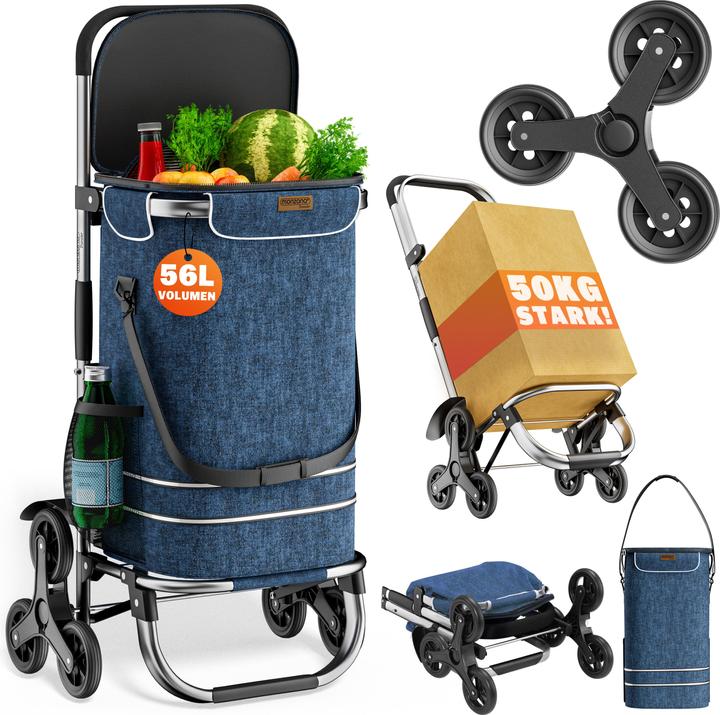 Immagine prodotto Monzana Carrello della spesa 2in1