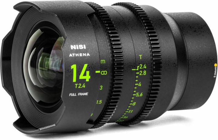 Produktbild Nisi 14mm ATHENA PRIME Full Frame Cinema Lens T2.4 (E Mount | No Drop In Filter) (C-Mount, Vollformat)