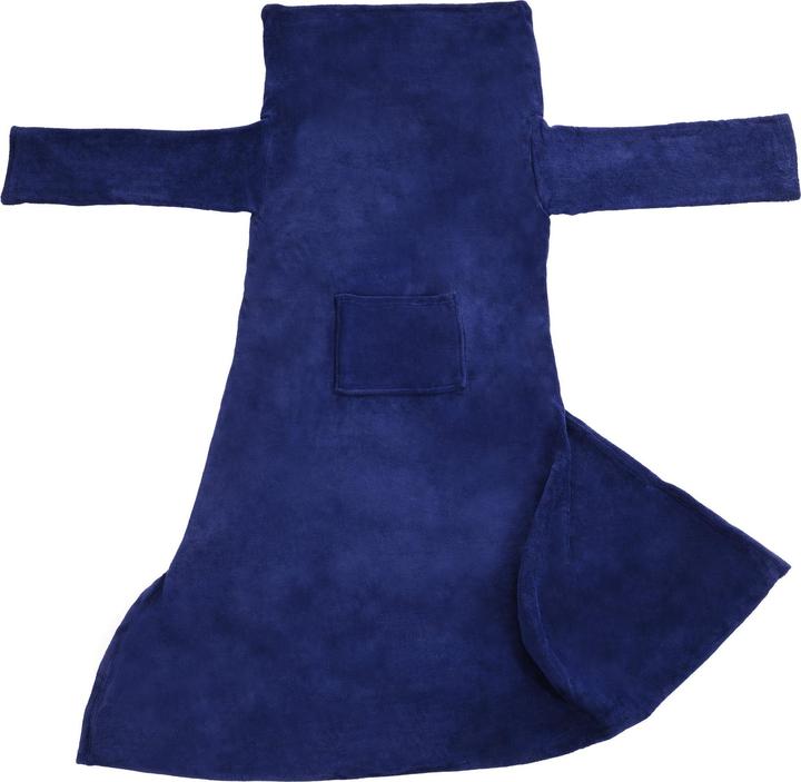 Actual product image tectake 2x cuddly blanket with sleeves (200 x 170 cm)
