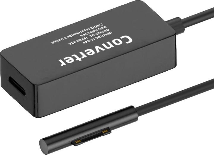 Image du produit PowerGuard Adaptateur d'alimentation USB-C PD pour chargeur Microsoft Surface (65 W)