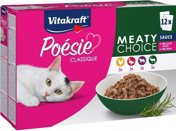 Produktbild Vitakraft Poésie Classique Meaty choice - wet cat food - 12 x 85g (12 Stk., 85 g)
