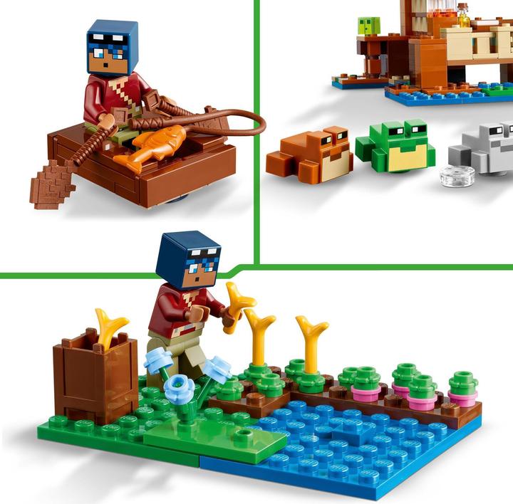 Image du produit LEGO La maison des grenouilles (21256, LEGO Minecraft)