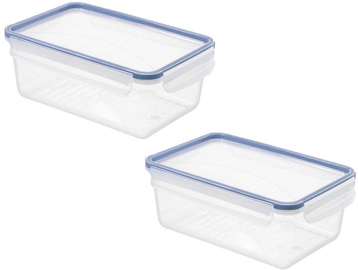 Actual product image Rotho Refrigerator box set 2 pcs. 2 l CLIC & L horizon blue (2 l)