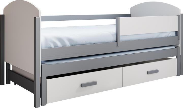Immagine prodotto ADRK Furniture Kinder-Doppelbett Olen 180x80 mit Matratze (180 x 80 cm)