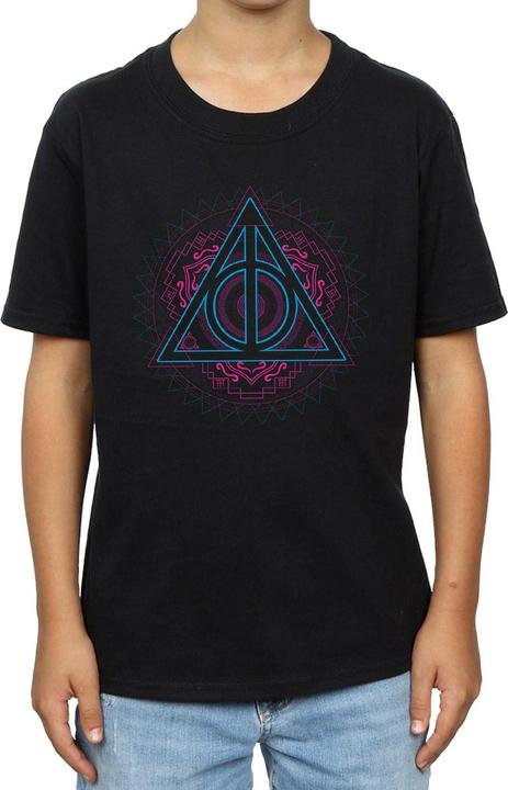 Image du produit - T-shirt NEON DEATHLY HALLOWS - Garçon (152, 158)