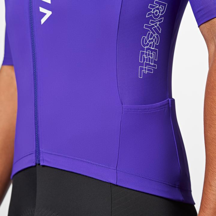 Produktbild Van rysel Rennrad Radtrikot kurzarm Sommer Unisex Racer 2 lila (S)